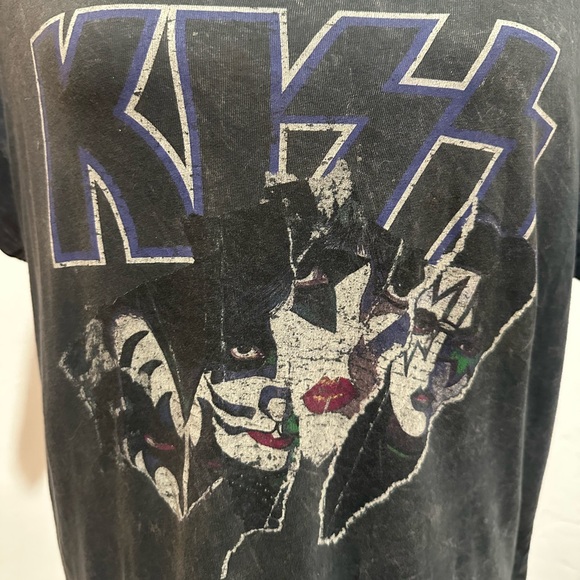 KISS BAND MUSIC VINTAGE CANVAS GRAPHIC TEE - Picture 8 of 8
